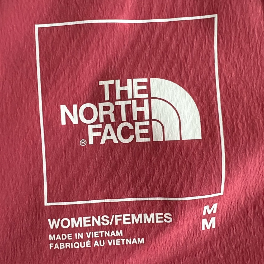 The North Face Women's Crew Tee in Deep Rose with White Logo